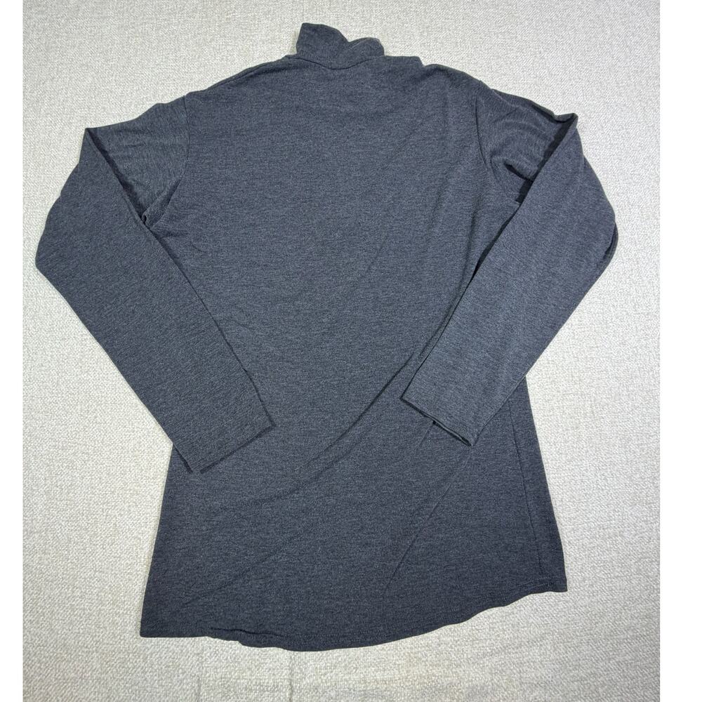 Patagonia Women Medium Gray Capilene 1/4 Zip Long Sleeve Pullover Base Layer - Picture 2 of 6